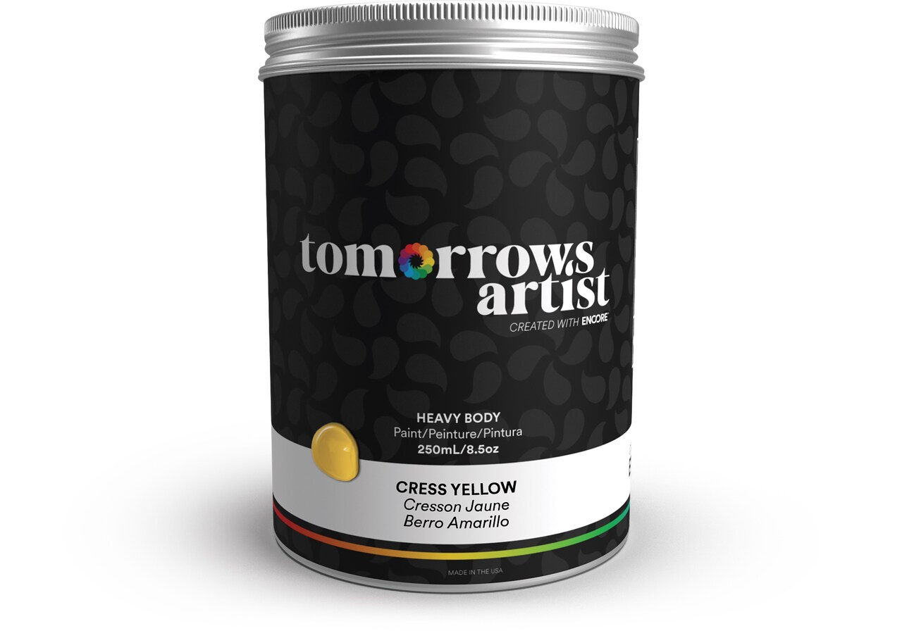 Tomorrows Artist: Heavy Body Eco-Friendly Sustainable Acrylic Art Paint 100ml/3.38oz, 250ml/8.45oz, 500ml/16.91oz, 1000ml/33.81oz